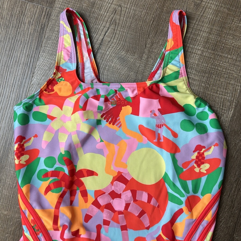 FARM Rio Colorful Abstract One Piece Swimsuit - Picture 3 of 11